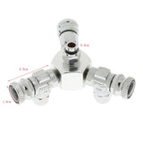 Maxbell Aquarium Tank CO2 Splitter Needle Valve Solenoid Regulator Distributor 3 Way
