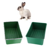 Maxbell Rabbit Cage Birth Box Plastic Built-in Rabbit Litter Box Cage Anti Bitten 01