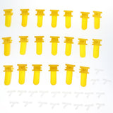 Maxbell 20 Pcs Bird Pigeon Long Automatic Drinking Water Fountain Cage Feeder