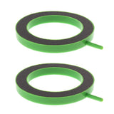 Maxbell 2Pcs Air Stone Disc Bubble Diffuser Oxygen Plate Plastic Casing Stone Green