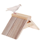 Maxbell Pigeon Wood Block Roost Perches Frame Dove Resting Standing Dwelling Bird