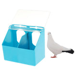 Maxbell Bird Feeding Dish Feeder Bowl Drinking Cup Parrot Cage Feeder Box 2 in 1