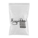 Maxbell High Decibel Stainless Steel Outdoor Emergency Survival Whistle Gray