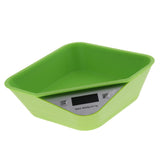 Maxbell Digital Kitchen Pets Scale For New Born Puppy Or Small Kitty With Free Tray Green