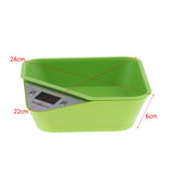 Maxbell Digital Kitchen Pets Scale For New Born Puppy Or Small Kitty With Free Tray Green