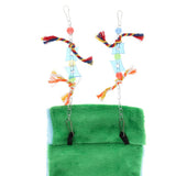 Maxbell Bird Parrot Budgie Nest Warm Suspended Hut Cage Swing Hanging Toy Medium