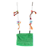 Maxbell Bird Parrot Budgie Nest Warm Suspended Hut Cage Swing Hanging Toy Medium