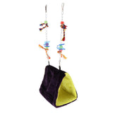 Maxbell Bird Parrot Budgie Nest Warm Suspended Hut Cage Swing Hanging Toy Large