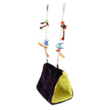 Maxbell Bird Parrot Budgie Nest Warm Suspended Hut Cage Swing Hanging Toy Large