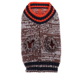 Maxbell Dog Sweater Pet Thick Warm Clothes Jumper Winter Apperal Snowflake Pattern