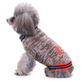 Maxbell Dog Sweater Pet Thick Warm Clothes Jumper Winter Apperal Snowflake Pattern