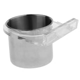Maxbell Bird Parrot Stainless Steel Feeding Cups with Acrylic Cup Holder 7CM
