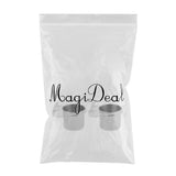 Maxbell Bird Parrot Stainless Steel Feeding Cups with Acrylic Cup Holder 7CM