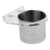 Maxbell Bird Parrot Stainless Steel Feeding Cups with Acrylic Cup Holder 7CM