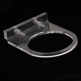 Maxbell Bird Parrot Stainless Steel Feeding Cups with Acrylic Cup Holder 10.5x8.5CM