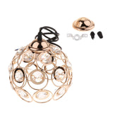 Maxbell Modern Crystal Ceiling Pendant Lamp Bar Decoration Chandelier Fixture Golden