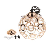 Maxbell Modern Crystal Ceiling Pendant Lamp Bar Decoration Chandelier Fixture Golden