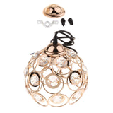 Maxbell Modern Crystal Ceiling Pendant Lamp Bar Decoration Chandelier Fixture Golden
