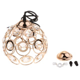 Maxbell Modern Crystal Ceiling Pendant Lamp Bar Decoration Chandelier Fixture Golden