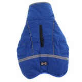 Maxbell Waterproof Dog Coat Vest Warm Padded Reflective Puppy Clothes  Blue L