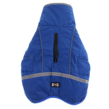Maxbell Waterproof Dog Coat Vest Warm Padded Reflective Puppy Clothes  Blue L