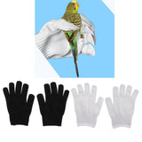 Maxbell Bird Bite Resistant Gloves Pet Parrots Biting Prevention Tearing Wear Gloves Black