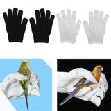 Maxbell Bird Bite Resistant Gloves Pet Parrots Biting Prevention Tearing Wear Gloves Black
