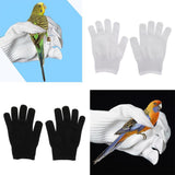 Maxbell Bird Bite Resistant Gloves Pet Parrots Biting Prevention Tearing Wear Gloves Black