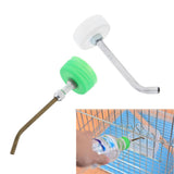 Maxbell Poultry Screw Style Nippler Waterer Feeder for Chicken Duck Bird S