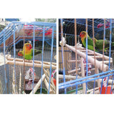 Maxbell Bird Chew Toy Parrot Climbing Ladder Swinging Wooden Bridge Hanging Toy