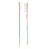 Maxbell 2 Pcs Wooden Long Handle Parrot Bird Cage Cleaning Brush