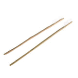 Maxbell 2 Pcs Wooden Long Handle Parrot Bird Cage Cleaning Brush