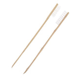 Maxbell 2 Pcs Wooden Long Handle Parrot Bird Cage Cleaning Brush