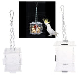 Maxbell Cage Hanging Bird Foraging Food Container Feeder Parrot Toy Pet Treat Hunt S