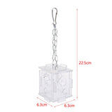 Maxbell Cage Hanging Bird Foraging Food Container Feeder Parrot Toy Pet Treat Hunt S