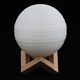 Maxbell 3D Print Light Moon Lamp Night Light Remote/Touch Control USB Rechargeable Type 1