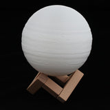 Maxbell 3D Print Light Moon Lamp Night Light Remote/Touch Control USB Rechargeable Type 1