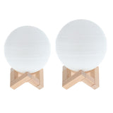 Maxbell 3D Print Light Moon Lamp Night Light Remote/Touch Control USB Rechargeable Type 1