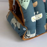 Maxbell Warm Bird House Hammock Sleep Bed for Small and Medium Parrot  Blue Small