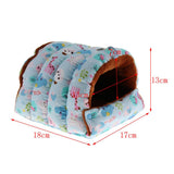 Maxbell Warm Bird House Hammock Sleep Bed for Small and Medium Parrot  Blue Small