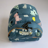 Maxbell Warm Bird House Hammock Sleep Bed for Small and Medium Parrot  Blue Small