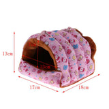 Maxbell Warm Bird House Hammock Sleep Bed for Small and Medium Parrot  Pink Small