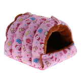 Maxbell Warm Bird House Hammock Sleep Bed for Small and Medium Parrot  Pink Small