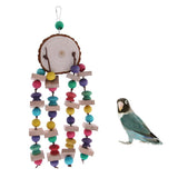 Maxbell Parrot Cage Toy Bird Chewing Blocks Toy Smart Training Birdcage Accessories