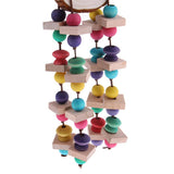 Maxbell Parrot Cage Toy Bird Chewing Blocks Toy Smart Training Birdcage Accessories
