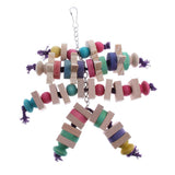 Maxbell Parrot Cage Chew Toy Bird Chewing Blocks Toy for Cockatiel Lovebird Parakeet