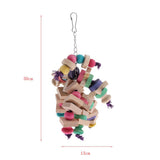Maxbell Parrot Cage Chew Toy Bird Chewing Blocks Toy for Cockatiel Lovebird Parakeet