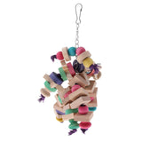 Maxbell Parrot Cage Chew Toy Bird Chewing Blocks Toy for Cockatiel Lovebird Parakeet