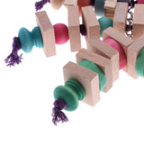 Maxbell Parrot Cage Chew Toy Bird Chewing Blocks Toy for Cockatiel Lovebird Parakeet