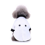 Maxbell Pet Small Dog Clothes, Puppy Stylish Suit Bow Tie Costume, Wedding Shirt White S